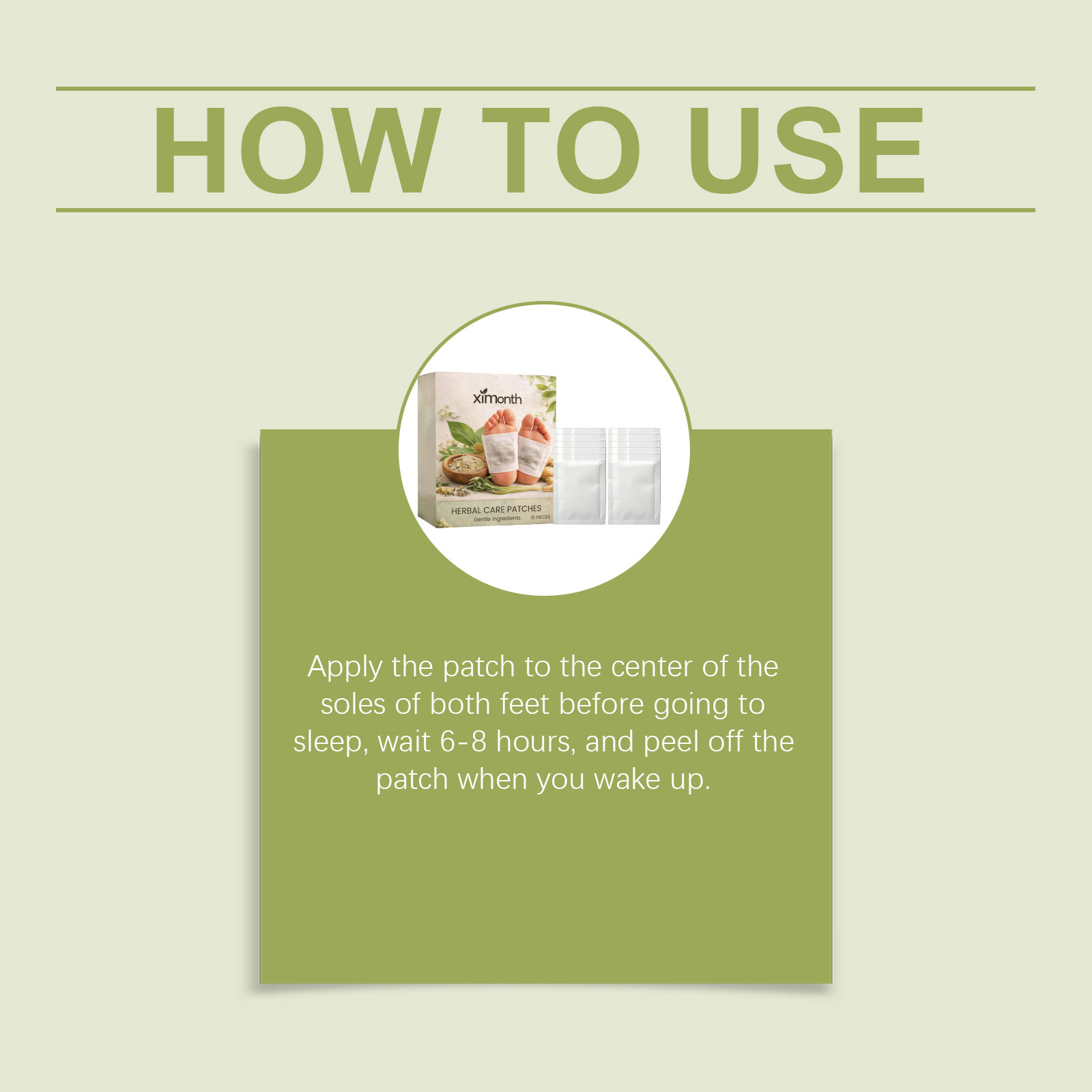 Detox Foot Patch - 천연 허브 성분으로 만든 발 디톡스