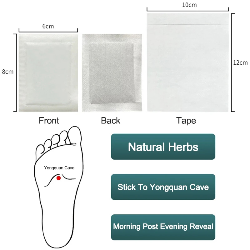 10pc 디톡스 풋 패치 부종 방지 생강 발 패치 천연 - Detox Foot Patch 리뷰 및 가격