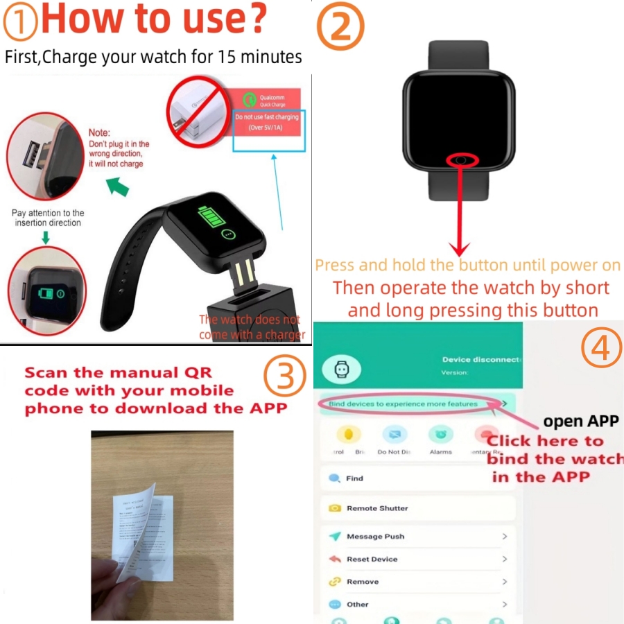 스포츠 Smartwatch 피트니스 팔찌 음악 제어 여 - Health Wellness Bracelet 리뷰 및 가격