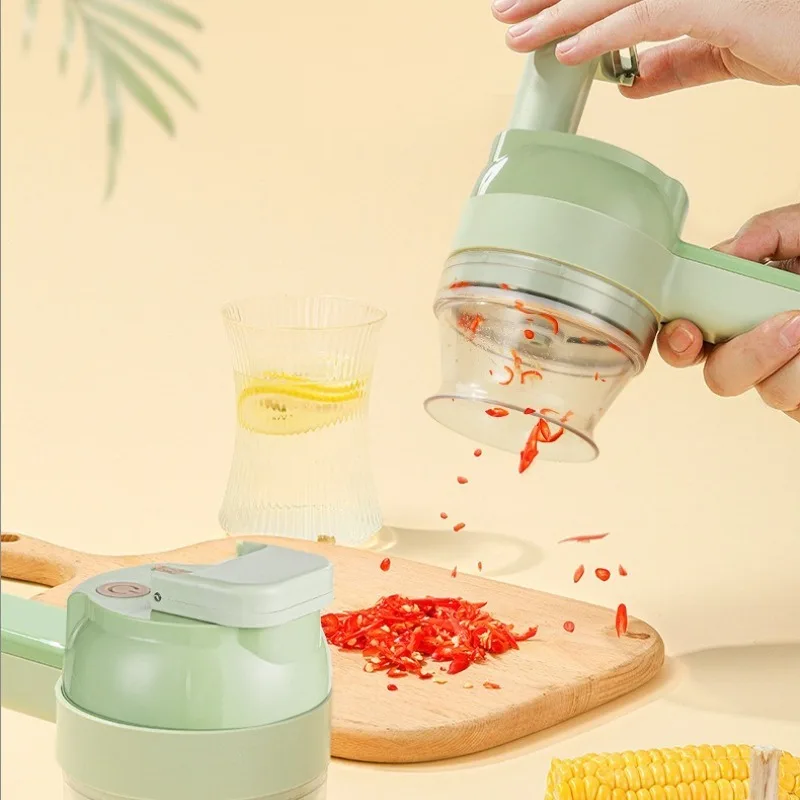 전기 야채 슬라이서, USB 무선 휴대용 식품 분쇄기, - Health Wellness Lifestyle 리뷰 및 가격